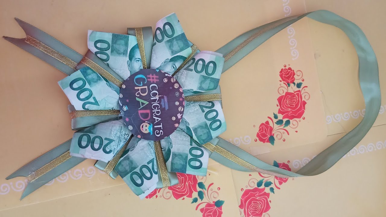 diy Money Garland/ Money lei/ Money sashShyang DIY YouTube