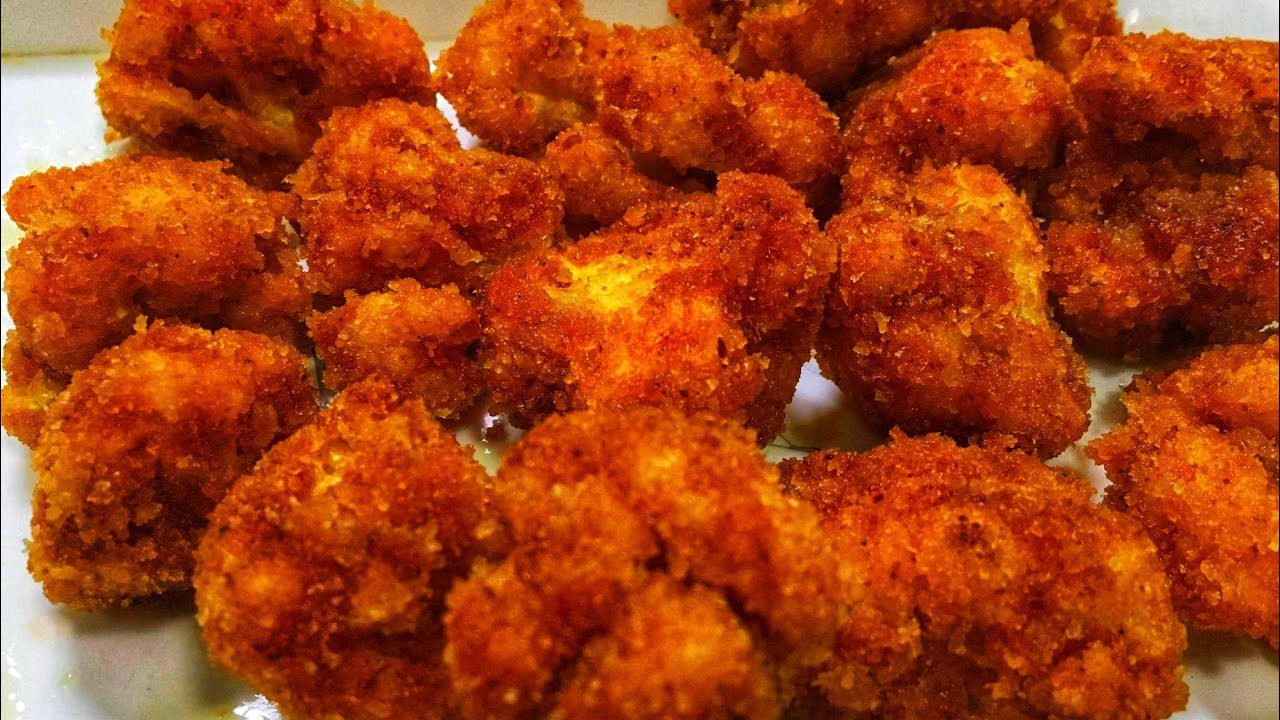 Crunchy Cauliflower Nuggets Crispy Cauliflower Bites Kids and