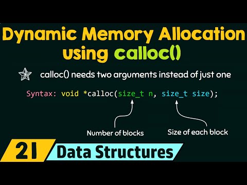 تصویری: چگونه calloc حافظه را تخصیص می دهد؟