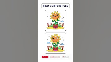 Spot 5 Differences Hidden Deep in This Picture! #shorts