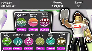 BUYING EVERY GAMEPASS IN THE GAME + OP AUTOCLICKER! - Roblox Metal Detecting Simulator