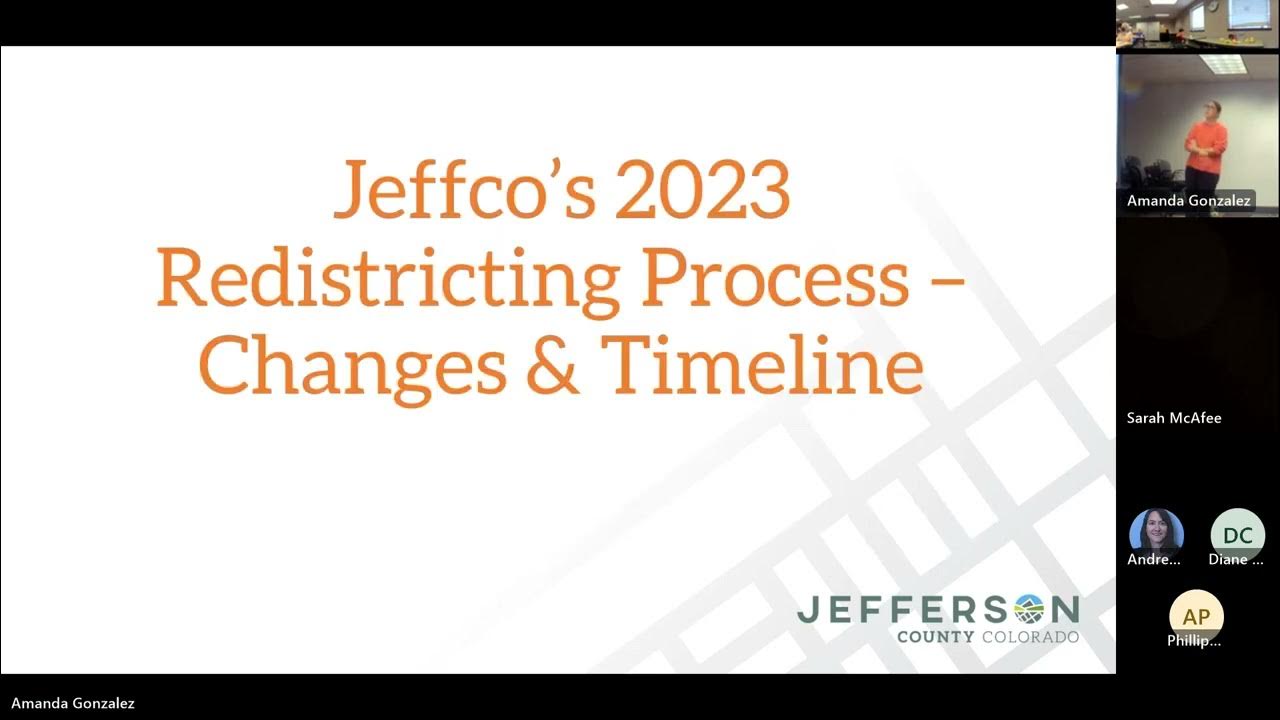 Redistricting Jeffco June 21, 2023 Meeting Recording YouTube