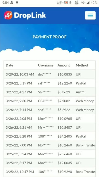 #Droplink Shortner Scam Payment not send Don't work Droplink shortner #full Prof Share Video