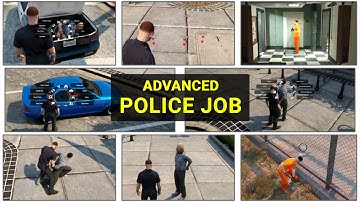 ADVANCED POLICE JOB FIVEM | ESX/QBCORE