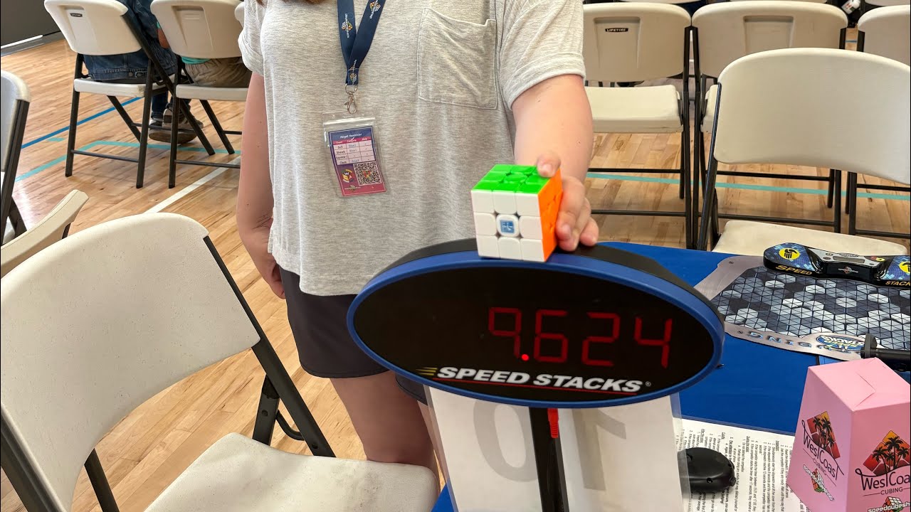 9.62 Official 3x3 Solve!! (First official sub-10!)
