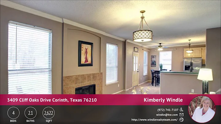 Kimberly Windle   3409 Cliff Oaks Drive
