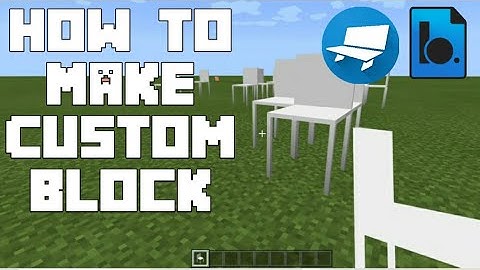How To Make Custom Block With Bridge And Blockbench