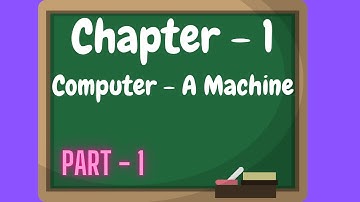 Computer Introduction | Class 4 #DAV | Computer - A Machine | Chapter 1 | Part 1 | Hindi | 2021