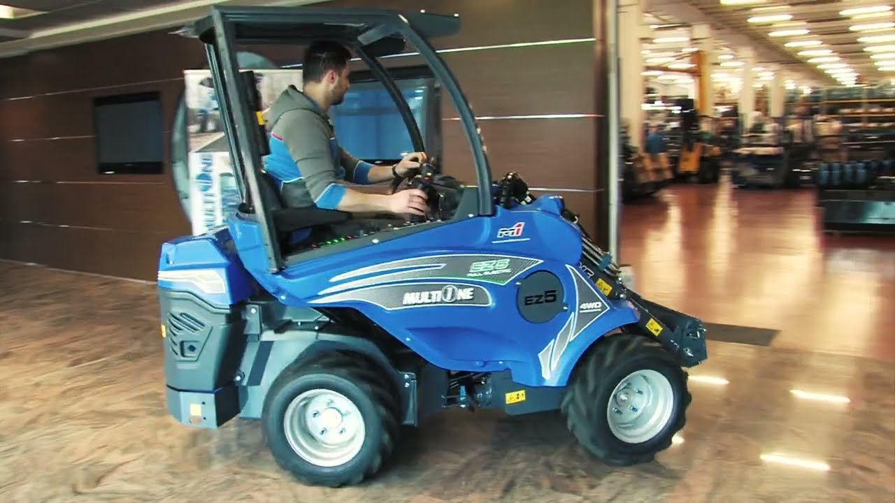 The EZ5 eletric compact loader is here!