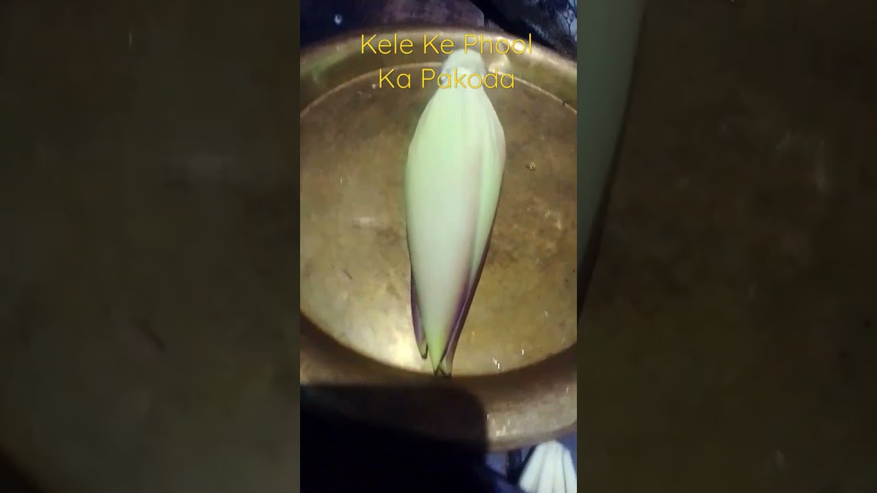 Kele Ke Phool Ka Pakoda🍌🍌🌺🌺amrita & todays food👍👍👍👌