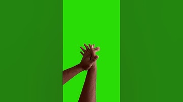 Slow Clapping Hands on Green Screen | Chroma Key Footage