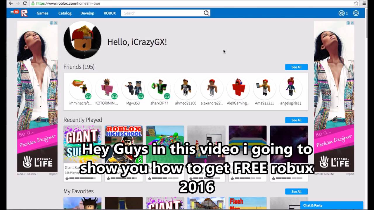 Roblox How To Get Free Robux July 2016 Easy And No Hacking