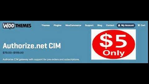 WooCommerce Authorize.net CIM Extension Download now
