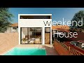 Cube house for weekend 2020  small house design  home design 3d