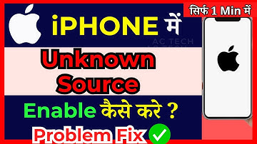How To Enable Unknown Sources (iPhone) 2024