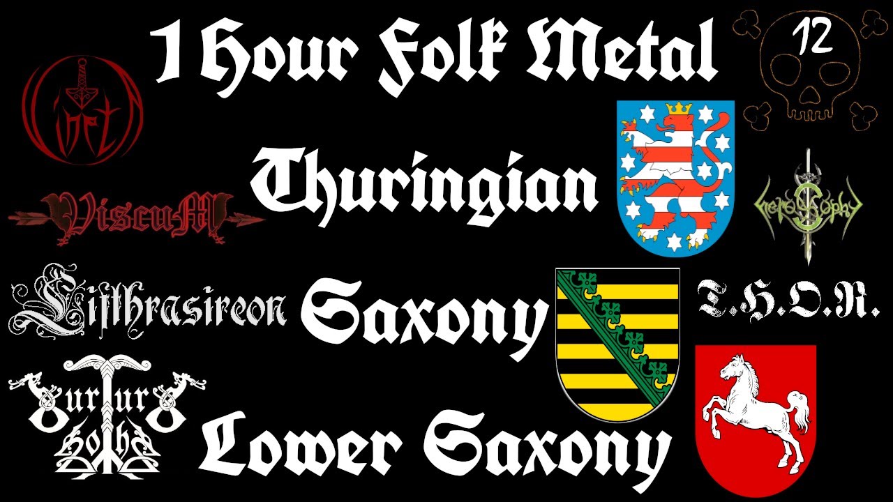 1 Hour Folk Metal Music from Thuringia & Saxony & Lower SaxonyGerman