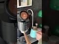 Milk steaming and latte art with Meraki espresso machine #asmr #coffee