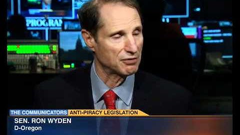 C-SPAN: The Communicators: Senator Ron Wyden (D-OR) on Online Piracy