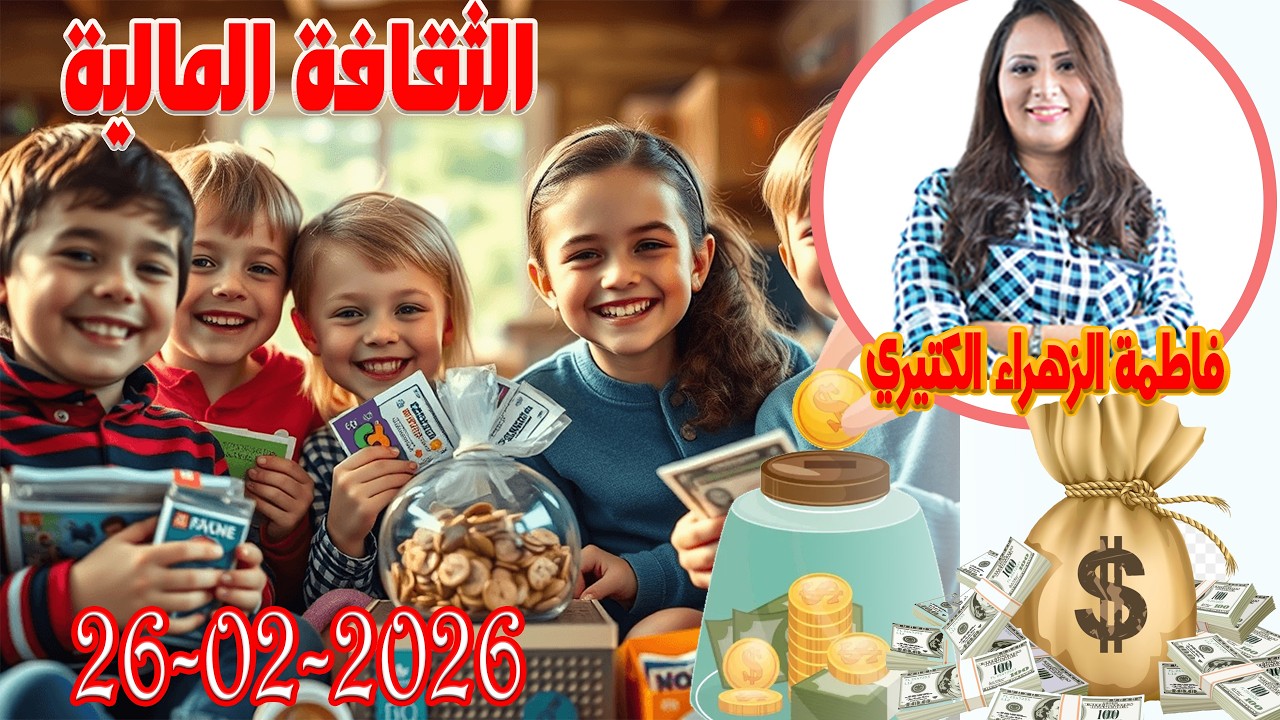 الثقافة المالية اش خبارك مع المصروف💵 مع فاطمة الزهراء الكتيري 💶 ومحمد جدري  2026-02-26