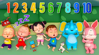 Ten in the Bed | Newborn Baby | Counting 1-10 Song + More Nursery Rhymes for kids | Baby SumoCoco