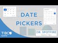 Date Pickers in Spotfire