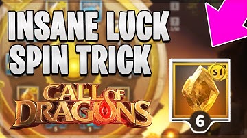 INSANE Lucky Max Spin 10x Rewards | Call of Dragons