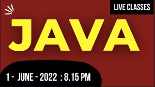 Famous Live Session : java | java full course | java tutorial for beginners : Session 4 Wealth