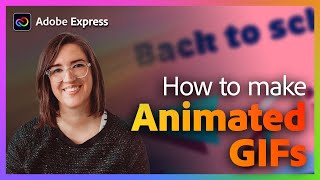 How to Make an Animated GIF with Liz Mosley | Adobe Express screenshot 5