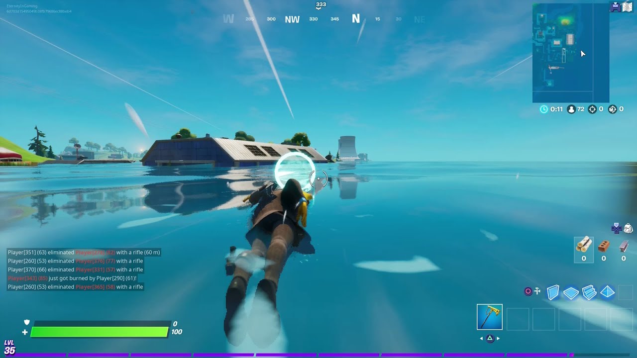 Complete the swimming Time Trial at Dirty Docks Aquaman Challenges