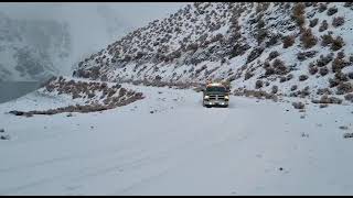 Nieve en la cordillera de la región de Coquimbo