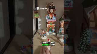 MOMENTS IN TIME 3 Pieces Disney Christmas Holiday-Themed Train Set with LED Lights and Plays Music