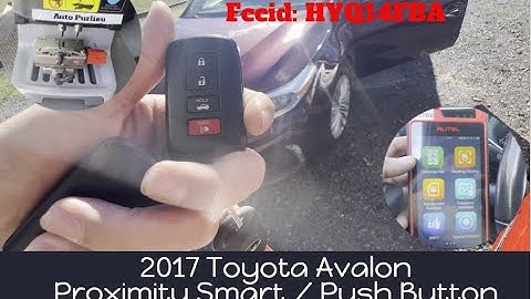 How to Add Proximity Smart Key Fob on 2017 Toyota Avalon w/ Autel KM100 13-18 Corolla Camry 4Runner