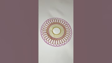 Beautiful ASMR Spirograph Audio! #art #shorts #spirograph #satisfying #asmr #trending #viralshorts