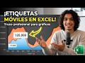 Agregar etiqueta de datos móviles en Excel