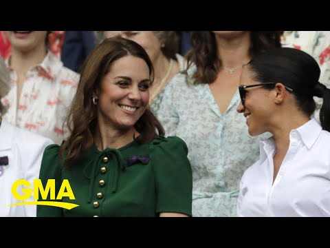 Duchesses Kate and Meghan shine at Wimbledon women's final