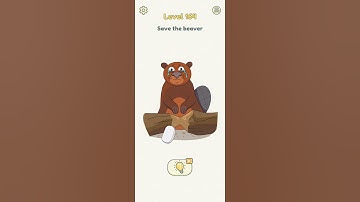 DOP2 LEVEL 164 💯 🤣 SAVE THE BEAVER WALKTHROUGH SOLUTION #androidgameplay #doplevels #shorts