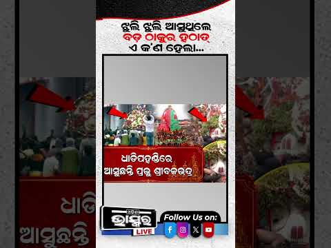 ଝୁଲି ଝୁଲି  ଆସୁଥିଲେ ବଡ଼ ଠାକୁର ,ହଠାତ ଏ କଣ ହେଇଗଲା ...#shorts #trending #odisha