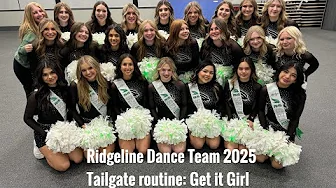 Ridgeline dance team Tailgate routine 2025