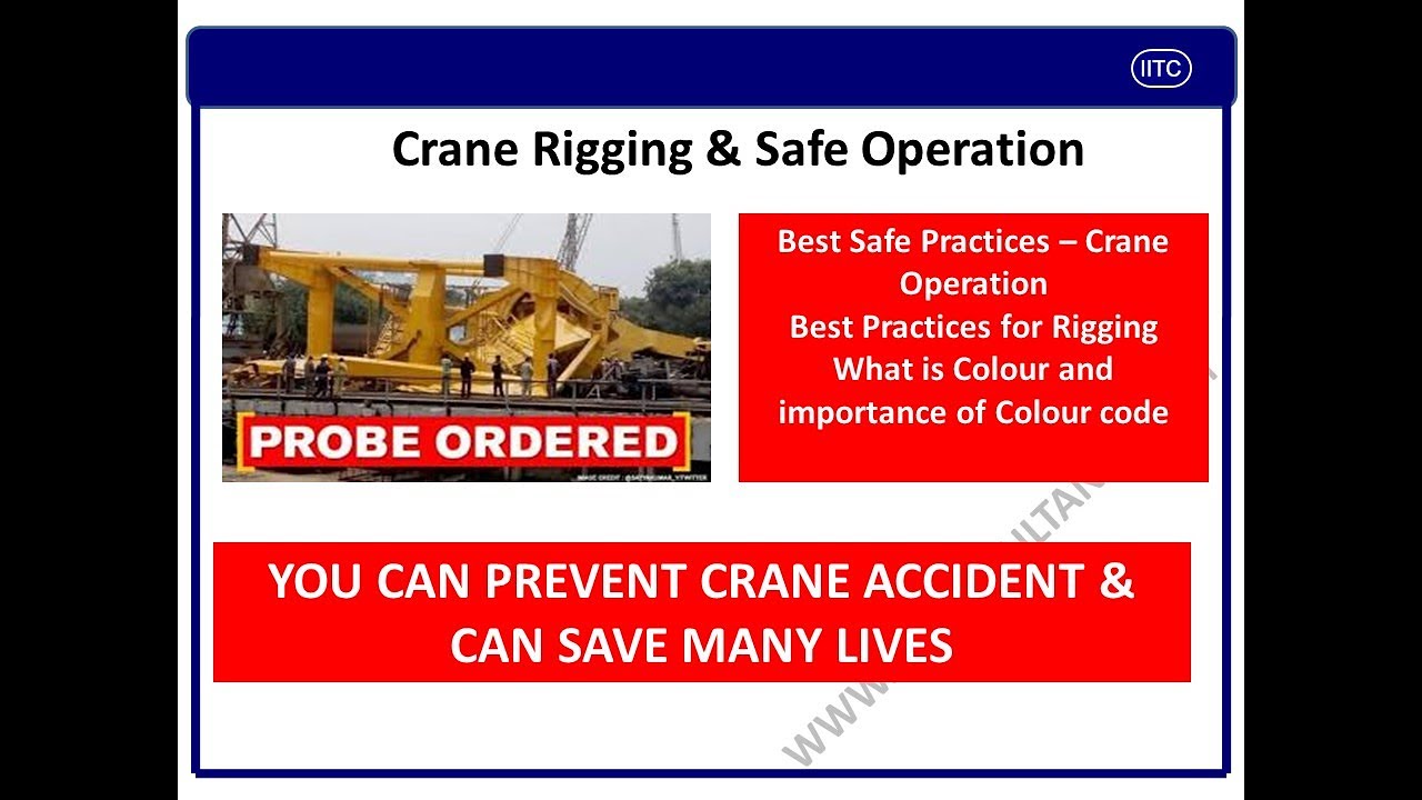 Crane Rigging Operation | Crane Maintenance | Crane Operator Interview ...