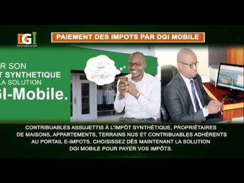 PAIEMENT DES IMPÔTS PAR DGI MOBILE