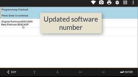 Autoland Iscan 3 software update and injector data reset on a 2013 Ford Focus.