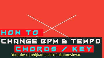 how To Change BPM / TEMPO / KEY chords in Fl studio Mobile