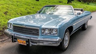 The 'Almost Last' Convertible:  A Look at an UltraLowMile 1975 Caprice Convertible!