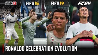 Ronaldo Celebration Evolution In FIFA | 2013 - 2024 |