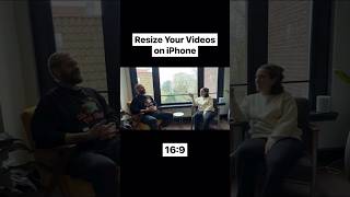 How to resize your videos on iPhone in seconds | Resize your videos for TikTok, Reels, and YouTube screenshot 1