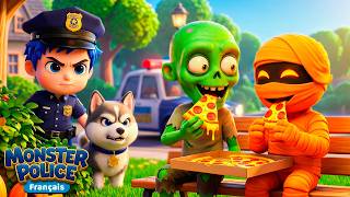 Les Monstres Sont De Retour Monster Police Français Chansons Pour Enfants