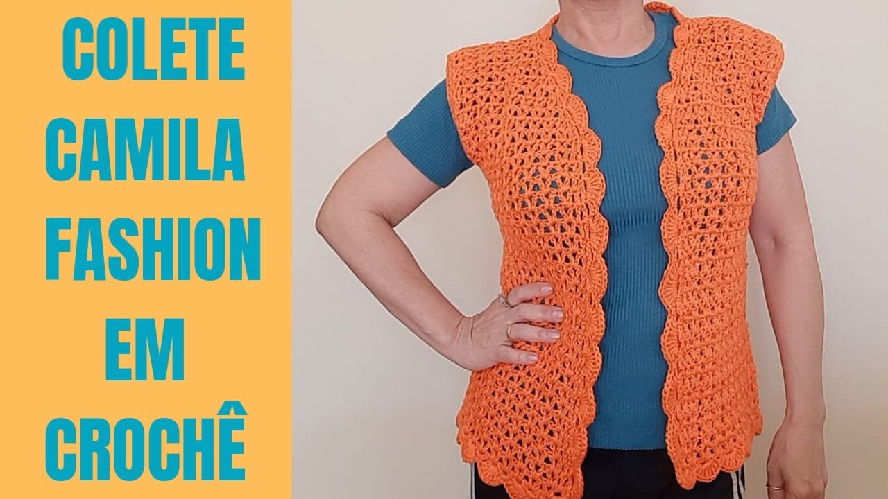 COLETE CAMILA FASHION EM CROCHÊ
