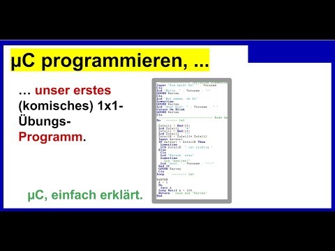 BASCOM-AVR (deutsch): Unser erstes (komisches) 1x1-Übungs-Programm für Mikroprozessoren (Simulator)