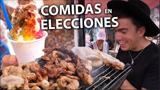 COMIDAS CALLEJERAS después de votaciones en ECUADOR