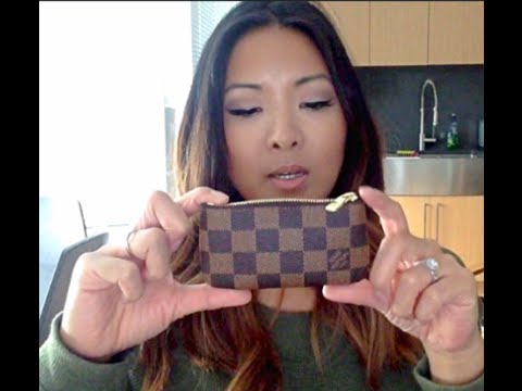 LOUIS VUITTON POCHETTE CLE DAMIER GRAPHITE UNBOXING 